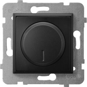 Ospel ARIA Ściemniacz uniwersalny do obciążenia żarowego, halogenowego oraz LED czarny metalik ŁP-8UL2/m/33 8368412 5907577484071