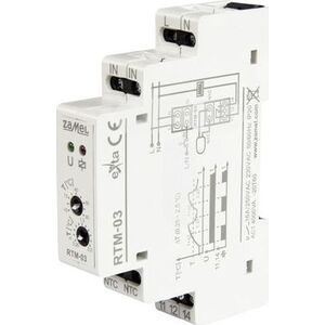 Ospel Regulator temperatury od -10 do 90 st. C jednomodułowy z nastawą histerezy 0,25-2 st. C RTM-03 EXT10000251 8370104 5903669341895