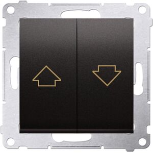 Kontakt-Simon Simon 54 Przycisk żaluzjowy 16AX 250V antracyt DZP1A.01/48 8385868 5902787559205