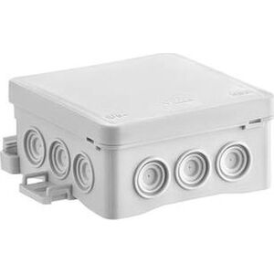 Simet Puszka naścienna 85x40x85mm z dławnicą zintegrowaną samozatrzaskowa seria FASTBOX szara IP54 NS6 35346102 8453607 5907813232169