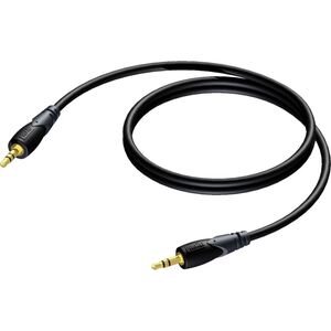 Kabel Procab Jack 3.5mm - Jack 3.5mm 3m czarny (CLA716/3) 8500901 5414795018594