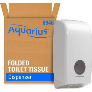 Kimberly-Clark Kimberly-Clark Aquarius - Dozownik papieru toaletowego w składce - Biały 8503803 5033848032440