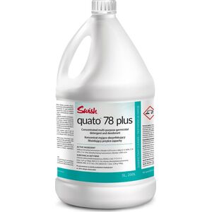 Swish Swish Quato 78 Plus - Preparat myjąco-dezynfekujący, koncentrat - 3,78 l 8504179 624237007948