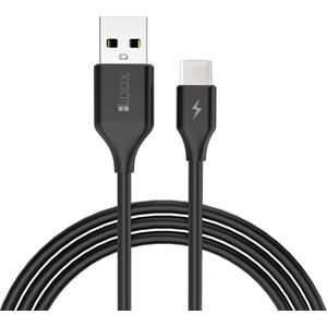 Kabel USB Libox USB-C - USB-A 1 m Czarny (LB0067C) 8597044 5901811404320