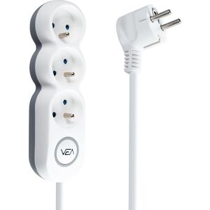 Listwa zasilająca Libox LB0192 3 gniazda 1.5 m biała (LB0192-1,5) 8597063 5901811403590