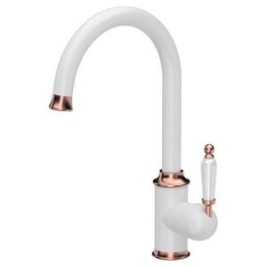 Bateria kuchenna Quadron Rachel Q LINE SteelQ stojąca biały z elementami wykończonymi miedzią (84818011) 8648319 5903242537639