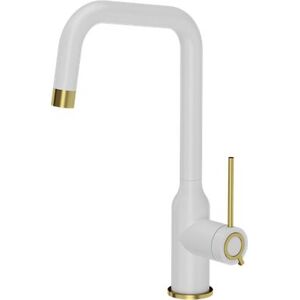 Bateria kuchenna Quadron Natalie Q LINE SteelQ stojąca biały z elementami wykończonymi złotym (84818011) 8648320 5903242537318