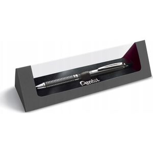 Pióro kulkowe pentel BL407 metaliczno-czarna obudowa tusz niebieski 8651462 5902894022685