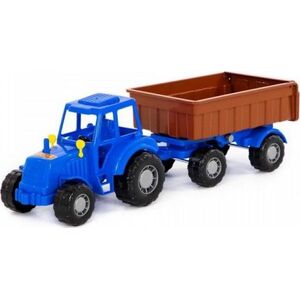Polesie Polesie 84774 Traktor Majster niebieski z przyczepą Nr1 w siatce 8667004 4810344084774
