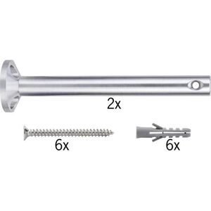 Paulmann System linkowy wspornik sufitowy 1 para, chrom, fi16mm 8687279 4000870178065