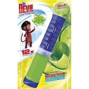 Dr Devil Dr. Devil - Odświeżacz do WC w formie krążków żelowych - Lime Twister 8697911 8595025831132