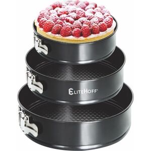 Elitehoff EliteHoff Tortownica forma do pieczenia 3 szt okr. 8756256 5907768780135