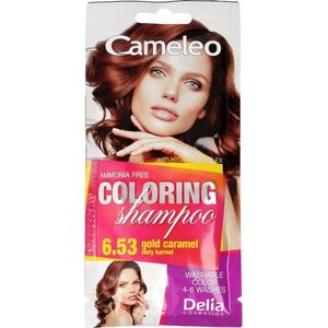 Delia Delia Cosmetics Cameleo Szampon koloryzujący nr 6.53 Złoty Karmel 1szt 8796259 5906717417726