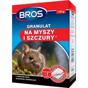 Bros Granulat na myszy i szczury BROS 140g 8803625 5904517208261