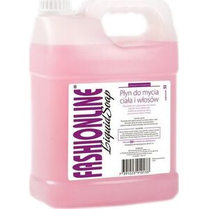 Fashionline Fashionline - Mydło w płynie do włosów i ciała, kwiatowe - 5 l 8859467 5901180424691