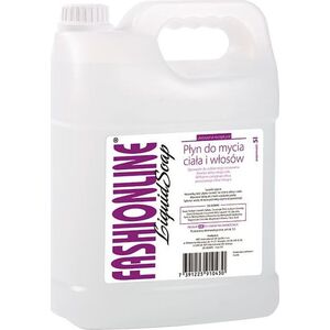 Fashionline Fashionline - Mydło w płynie do włosów i ciała, delikatne - 5 l 8859468 5901180424684
