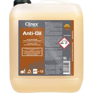 Clinex Płyn do tłustych plam Anti-Oil 10L 8860223 5907513271123