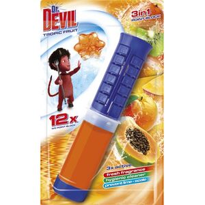 Dr. Devil Dr. Devil - Odświeżacz do WC w formie krążków żelowych - Tropic Fruit 8860332 8595025831149