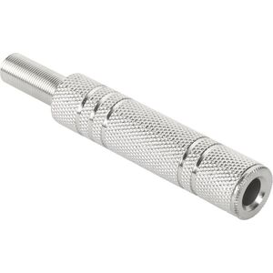 Gniazdo Jack 6,3 mm stereo, metalowy, niklowany | A2-1-1- 1SZT. 8864038 5901436711001