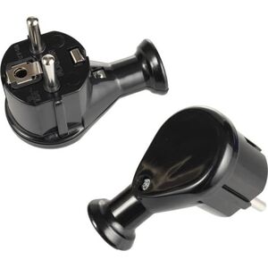 Montis Wtyczka kątowa rozbieralna Uni-Schuko WT-50 czarna Montis MT021-C Produkt POLSKI 8935628 5901811403934