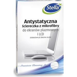 Stella Antystatyczna ściereczka z mikrofibry do ekranów plazmowych i LCD 1 szt. (ST-ST-010493) 8949118 5903936010493