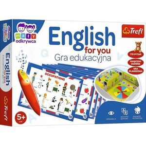 Trefl Gra English for you Mały Odkrywca i Magiczny ołówek 8961312 5900511021134