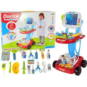 Lean Sport Zestaw Lekarski na Wózku Doktor 17 Elementów EKG 9269897 1818911724729