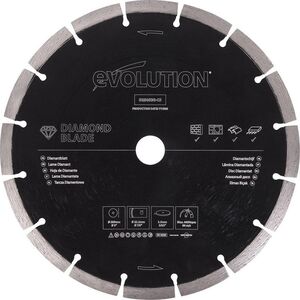 Evolution Tarcza diamentowa segmentowa Evolution D230SEG-CS 230mm do cięcia materiałów budowlanych 9295416 849713091420