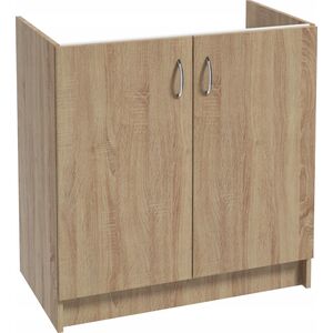 Deftrans 064-D-08029 DEFTRANS SZAFKA POD ZLEWOZMYWAK 80X60 2D0S DSM DĄB SONOMA // DEF.064-D-08029 9616811 5906365465599