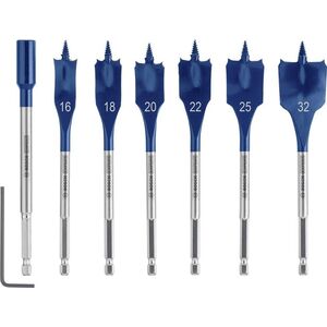Wiertło Bosch Bosch Expert Self Cut Speed ??flat drill bit set, 7 pieces, ? 16 - 32mm 9805277 4059952534084