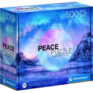 Clementoni Puzzle 500 Peace Collection Light Blue 9884911 8005125351169