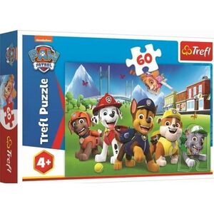 Trefl Puzzle 60 Psi Patrol na polanie TREFL 9884967 5900511173758