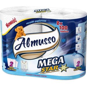 Almusso Ręcznik papierowy Mega 2 warstwowy 2 szt. 9914211 5902431581064
