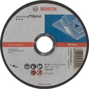 Bosch Bosch cutting disc Standard for Metal 125 x 1.6 mm (A 60 T BF) 10034204 3165140658249