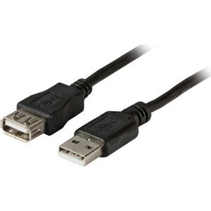 Kabel USB EFB USB-A - USB-A 0.5 m Czarny (K5428SW.0,5V2) 10034984 4049759246334
