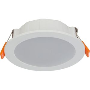 Nowodvorski Sufitowa LAMPA łazienkowa KOS 8781 Nowodvorski wpust OPRAWA LED 8W 4000K okrągła IP44 biała 9935853 5903139878197