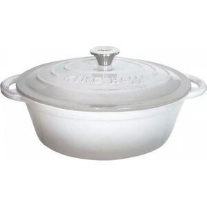 KingHoff EMALIOWANA BRYTFANNA ŻELIWNA 30cm KINGHOFF KH-1522 9943987 5908287215221