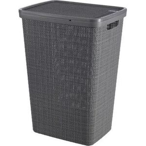 Kosz na pranie Curver Kosz na bieliznę Curver JUTE 58L Ciemny szary 10082334 3253928093006