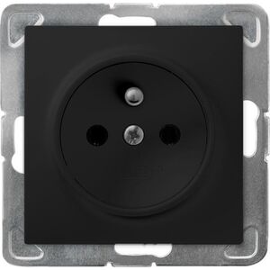 Ospel IMPRESJA Gniazdo pojedyncze z uziemieniem czarny metalik GP-1YZ/m/33 10134635 5906729010472