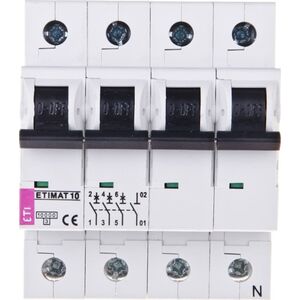 Eti-Polam Wyłącznik nadprądowy 3P+N B 25A 10kA AC ETIMAT10 002126718 10138861 5904722942257