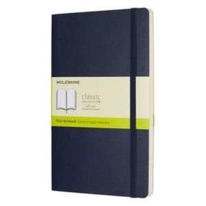 Moleskine Moleskine Sapphire Blue Large Plain Notebook Soft 10275181 8055002854757