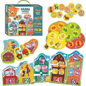 Roter Kafer GRA EDUKACYJNA FARM WORLD FOR TODDLERS RK1310-01 10332828 5903858961101