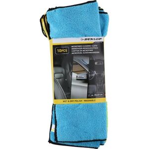 Dunlop Ściereczki do czyszczenia z microfibre 10 szt Dunlop 10375677 8711252178271