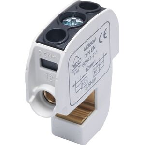 Simet Zacisk izolowany szynowy SBB 16 (86105) SIMBLOCK czarny 81550007 10375718 5907813233937