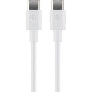 Kabel USB Goobay USB-C - USB-C 2 m Biały (51244) 10390024 4040849512445