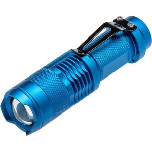 Latarka Högert Technik Latarka kieszonkowa aluminiowa,1*AA/1*14500 3.7v(bez baterii),5W,250lm,IP20,200m 10396801 5902801260094