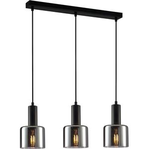 Lampa wisząca Italux Lampa wisząca SANTIA PND-65342-3-BK+SG Italux 10400043 5900644318330