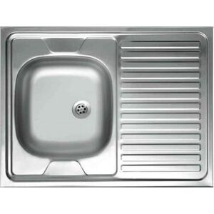Zlewozmywak Kuchinox  jednokomorowy nakładany z syfonem 60x80 cm 10585546 5907791150554