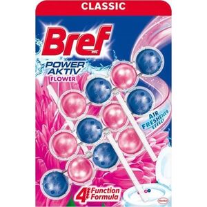 Bref Bref Power Aktiv Flower Zawieszka do WC 3x50 g 10594463 9000100989008