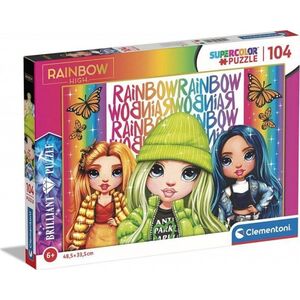 Clementoni Clementoni Puzzle 104el Brilliant Rainbow High 20342 10613520 8005125203420